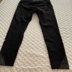 Lululemon running tight, blk, sz 8